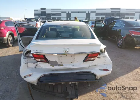 2014 Honda Civic Ex z USA, uszkodzony, nr VIN 2HGFB2F89EH526841